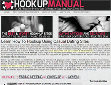 Tablet Screenshot of hookupmanual.com